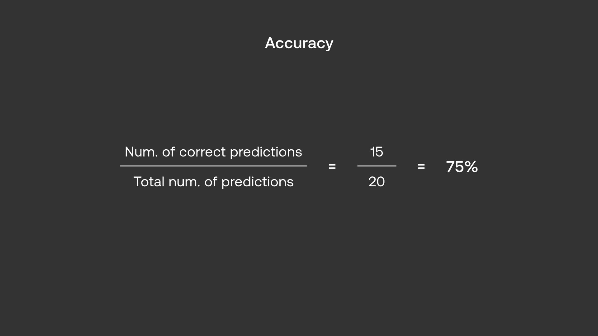 calculation
